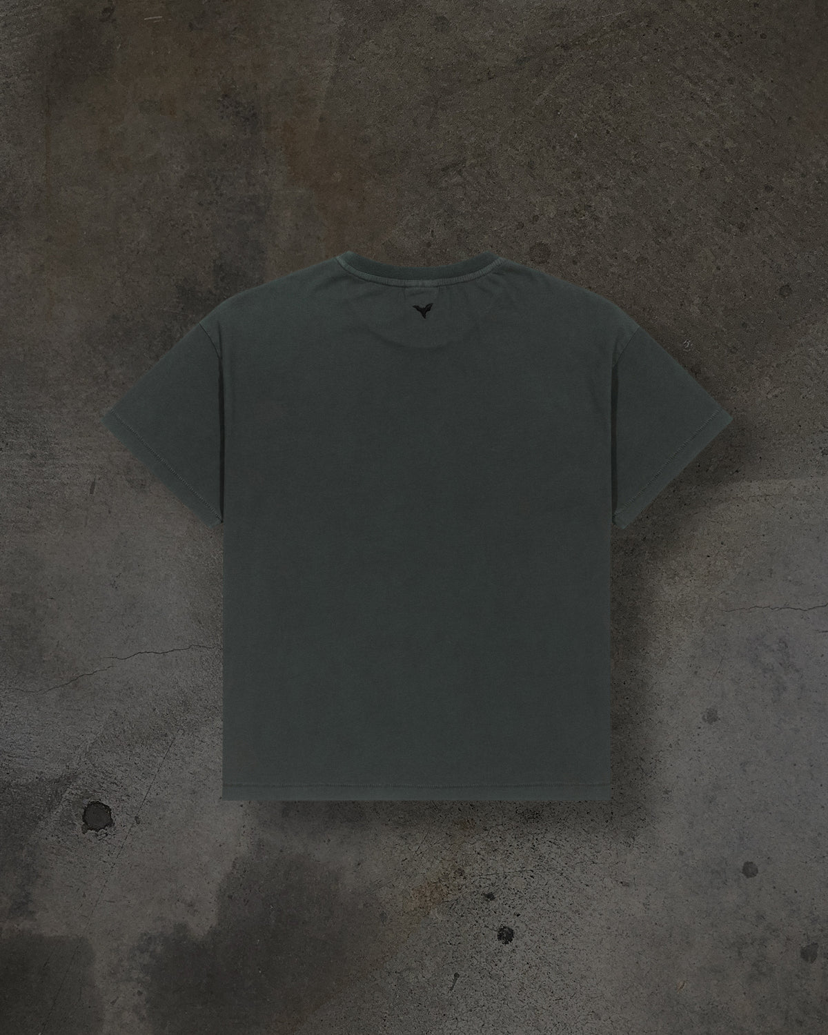 CROPPED BLANK TEE (FOREST)