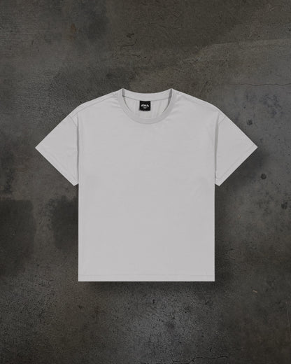 CROPPED BLANK TEE (BONE)