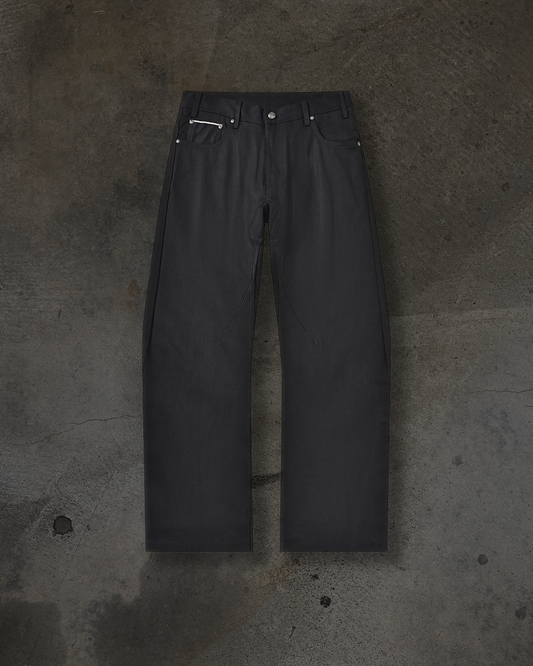 JAPANESE SELVEDGE CLAWMARK DENIM (JET BLACK)