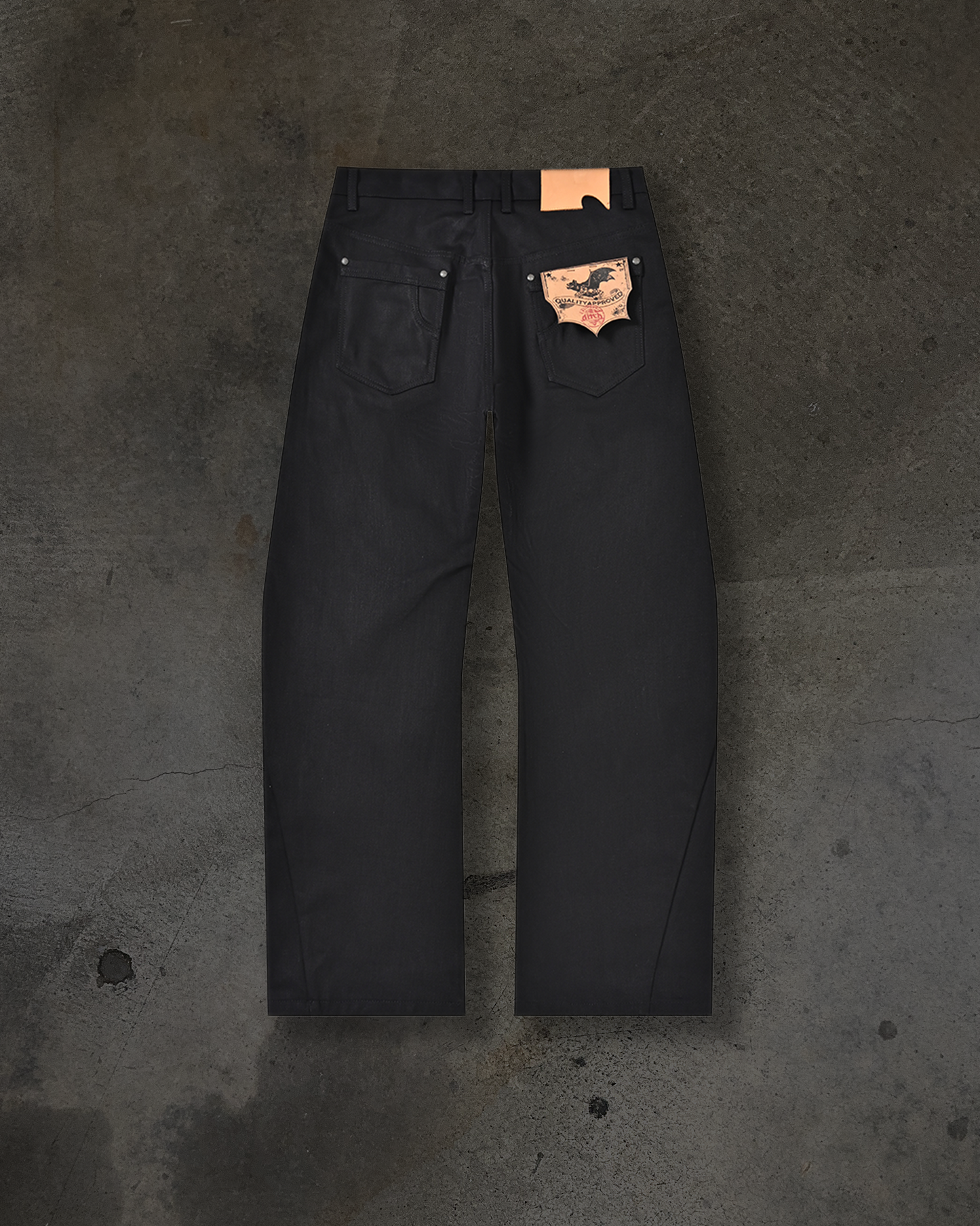 JAPANESE SELVEDGE CLAWMARK DENIM (JET BLACK)