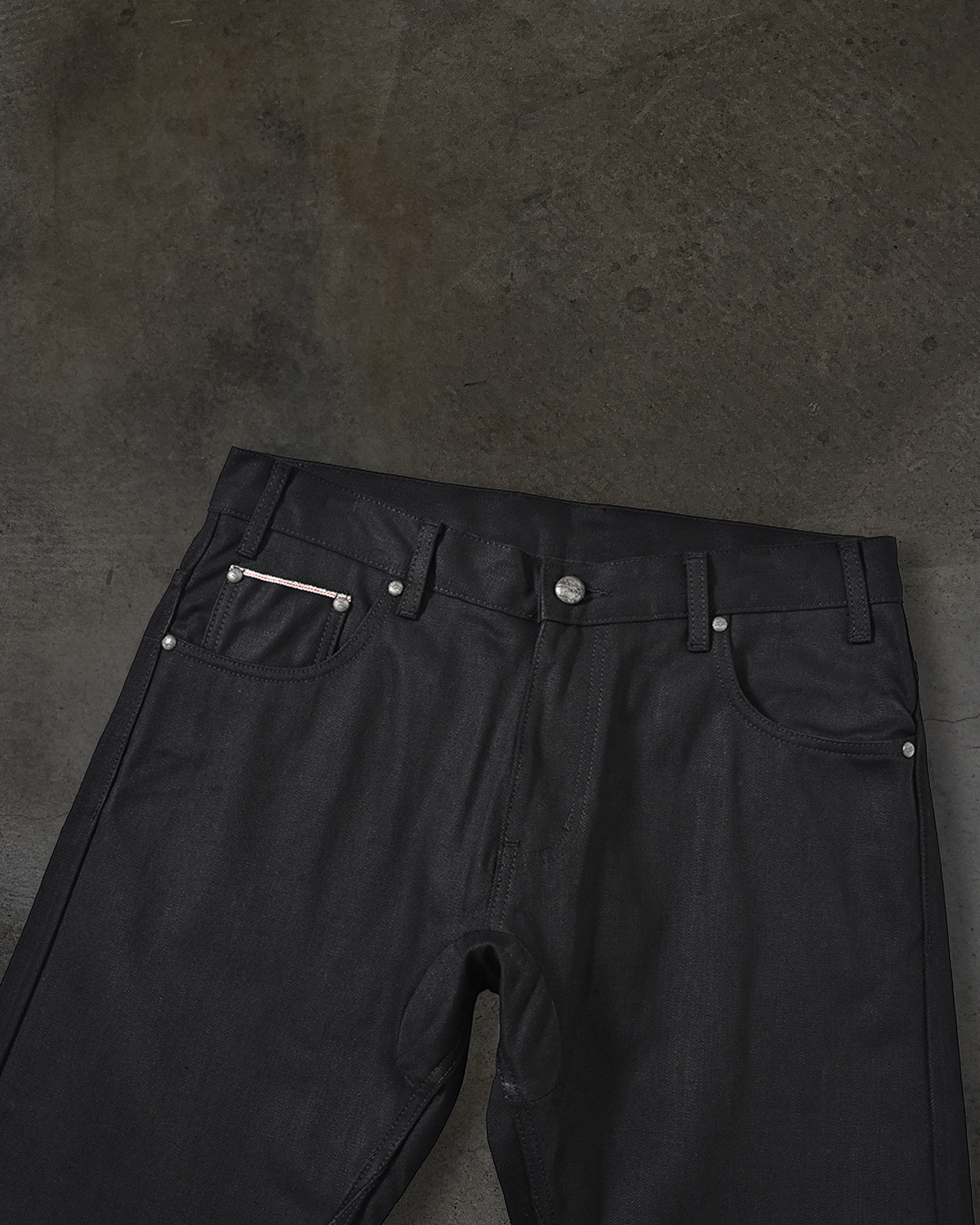 JAPANESE SELVEDGE CLAWMARK DENIM (JET BLACK)