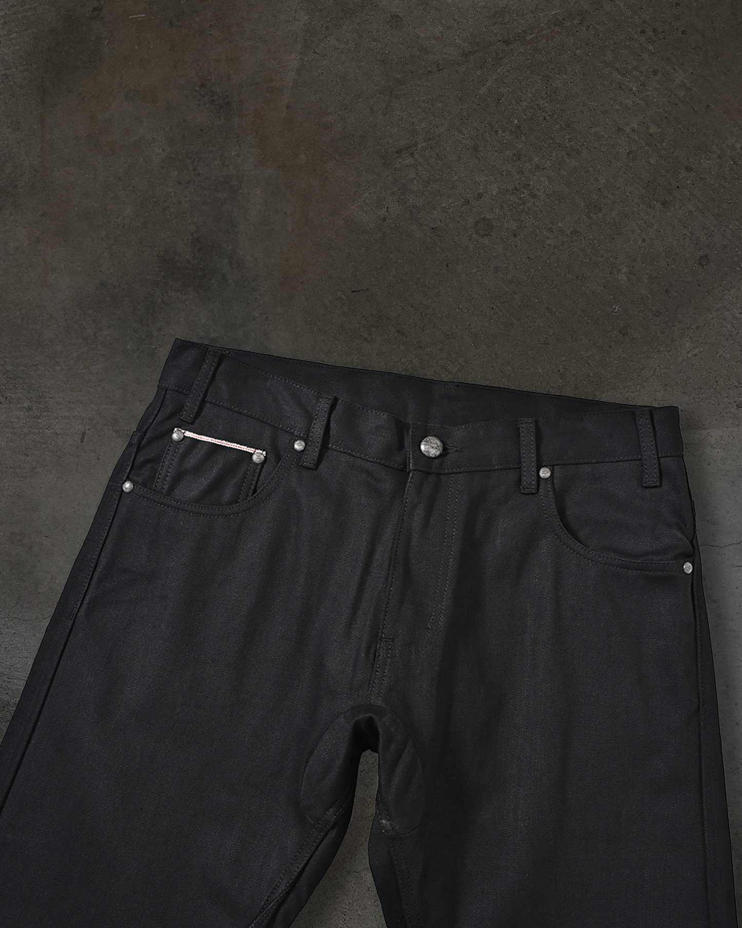 JAPANESE SELVEDGE CLAWMARK DENIM (JET BLACK)
