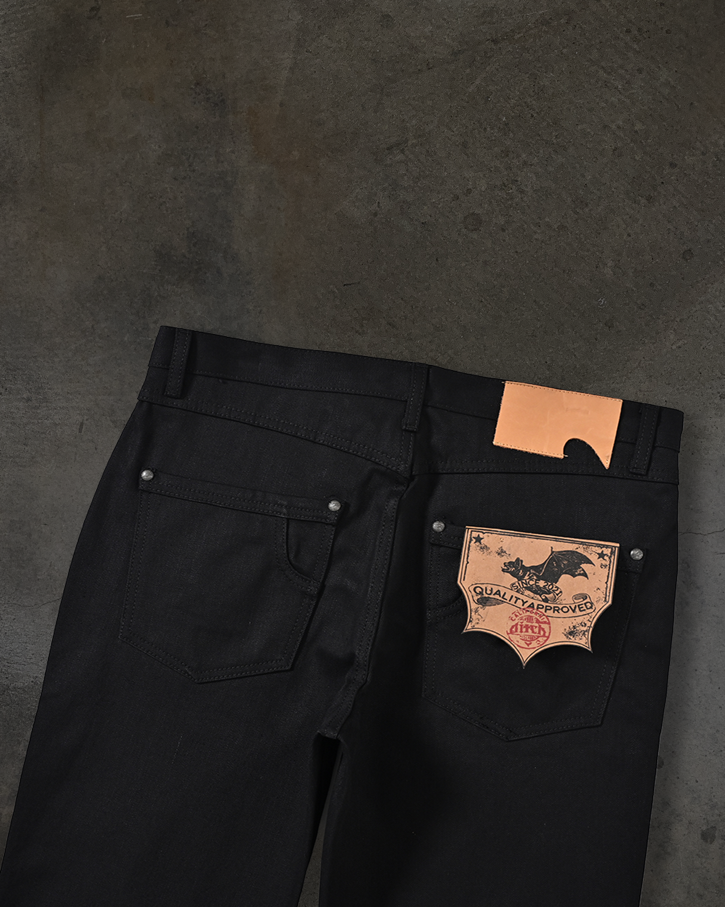 JAPANESE SELVEDGE SLIM BOOTCUT DENIM (NOIR)