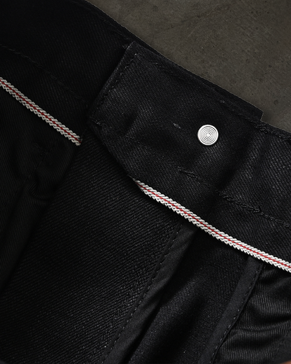 JAPANESE SELVEDGE SLIM BOOTCUT DENIM (NOIR)