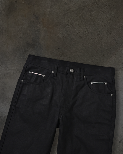 JAPANESE SELVEDGE SLIM BOOTCUT DENIM (NOIR)