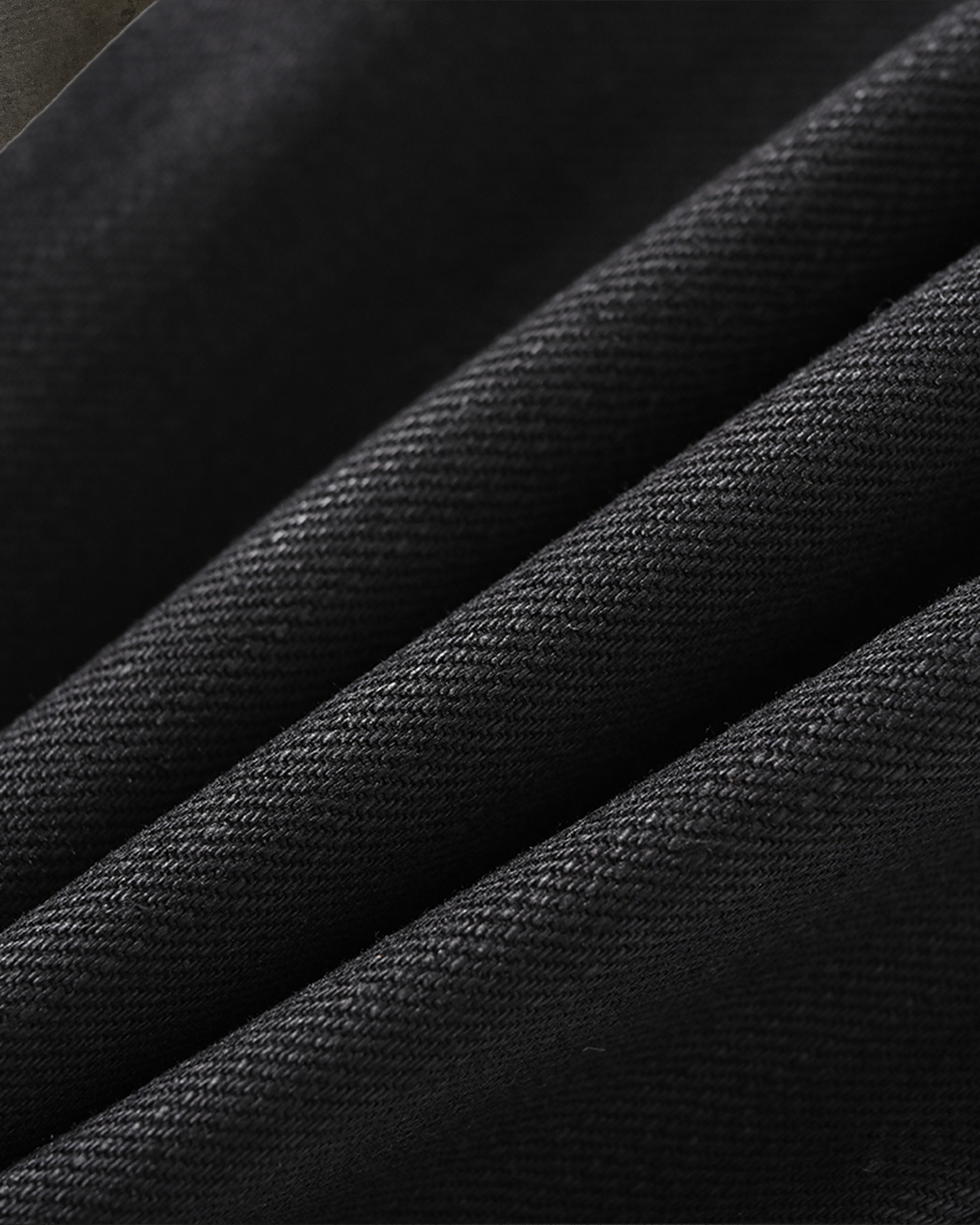 JAPANESE SELVEDGE CLAWMARK DENIM (JET BLACK)