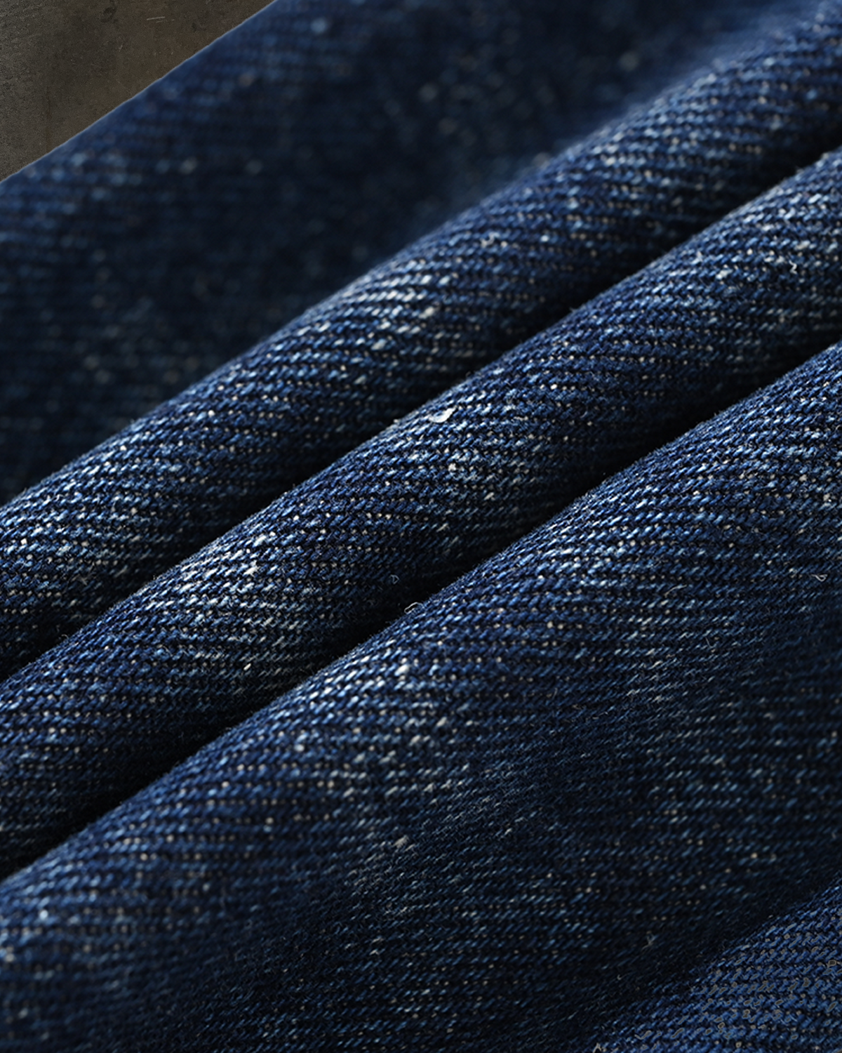 SLIM BOOTCUT COATED DENIM (WAXED BLUE)