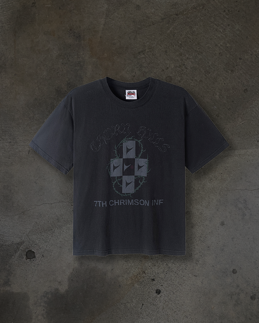 7TH INFANTRY TEE (COAL)