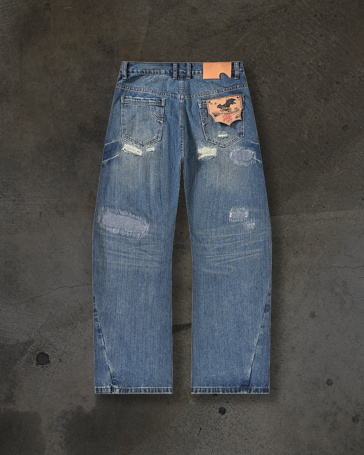 CLAWMARK DENIM (REPAIRED LIGHT WASH)