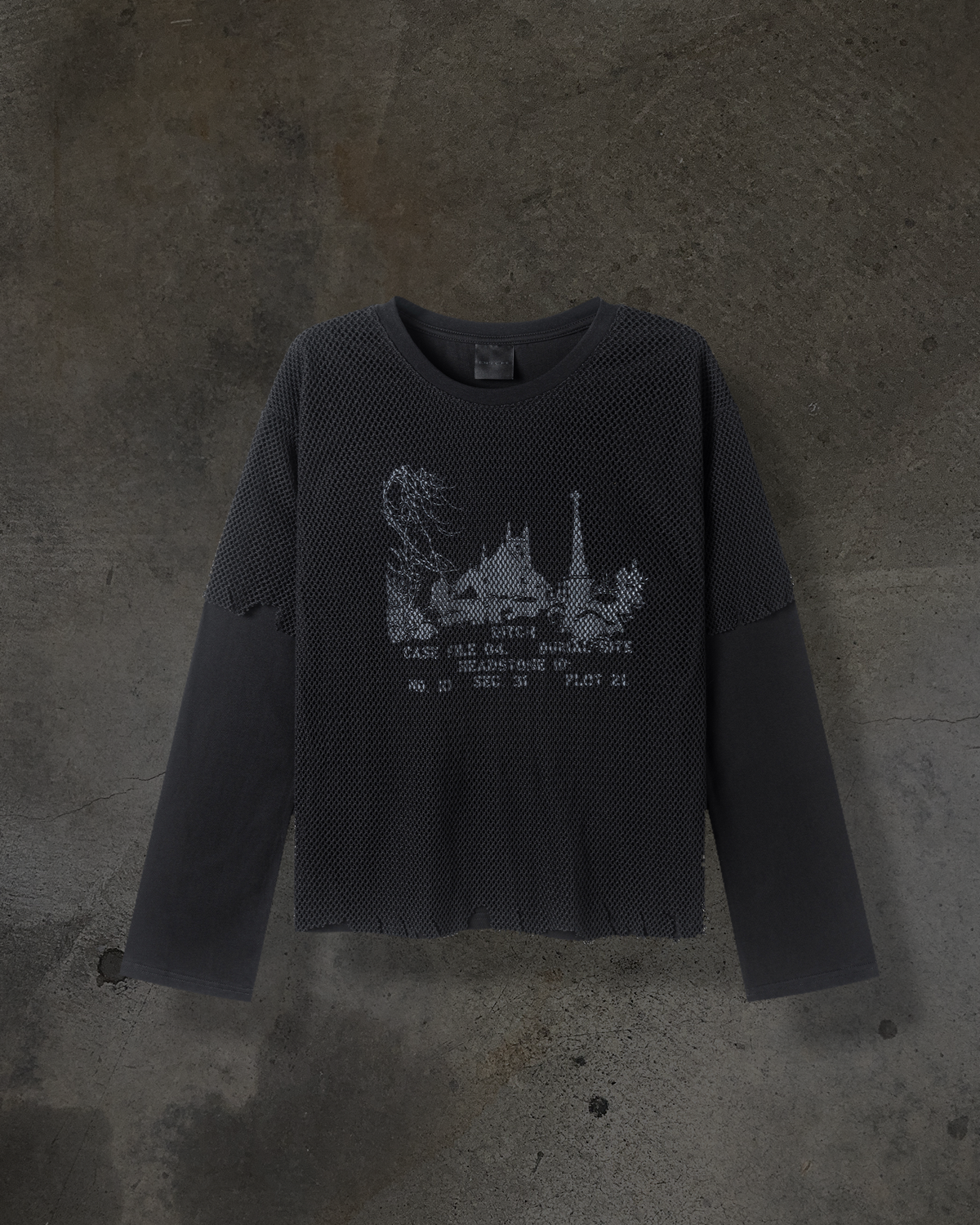 MESH LAYERED LONGSLEEVE (NOIR)