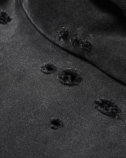 RUIN MASKED HOODIE (COAL)