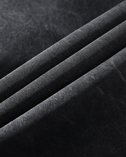 DYED NYLON BOMBER (COAL)
