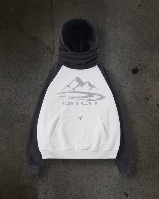 SUMMIT MASKED HOODIE (WHITE)