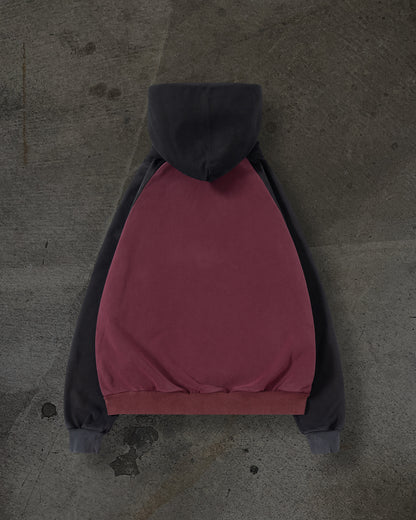 SUMMIT MASKED HOODIE (CRIMSON)