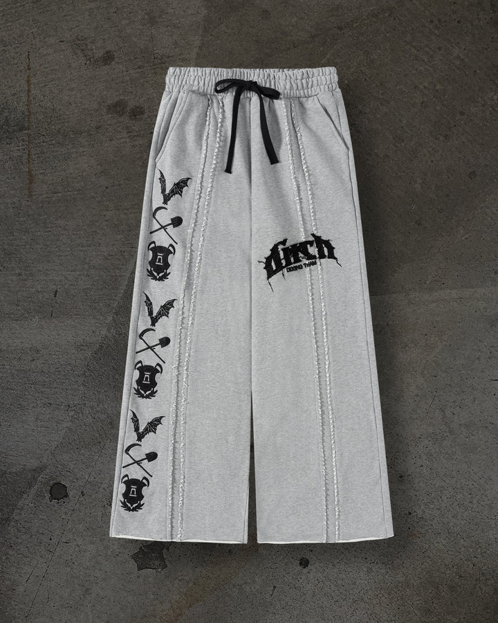 PATCHED SWEATS (HEATHER GREY)