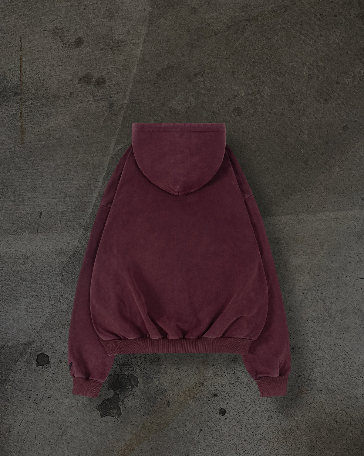 ATHLETIC ZIPUP (CRIMSON)