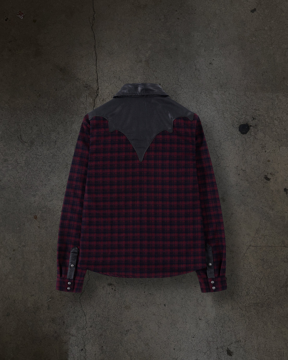 LEATHER FLANNEL (CRIMSON)