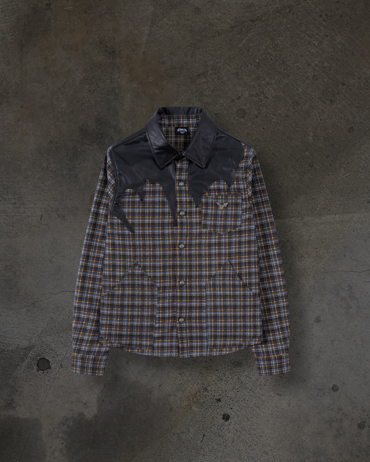 LEATHER FLANNEL (BROWN)