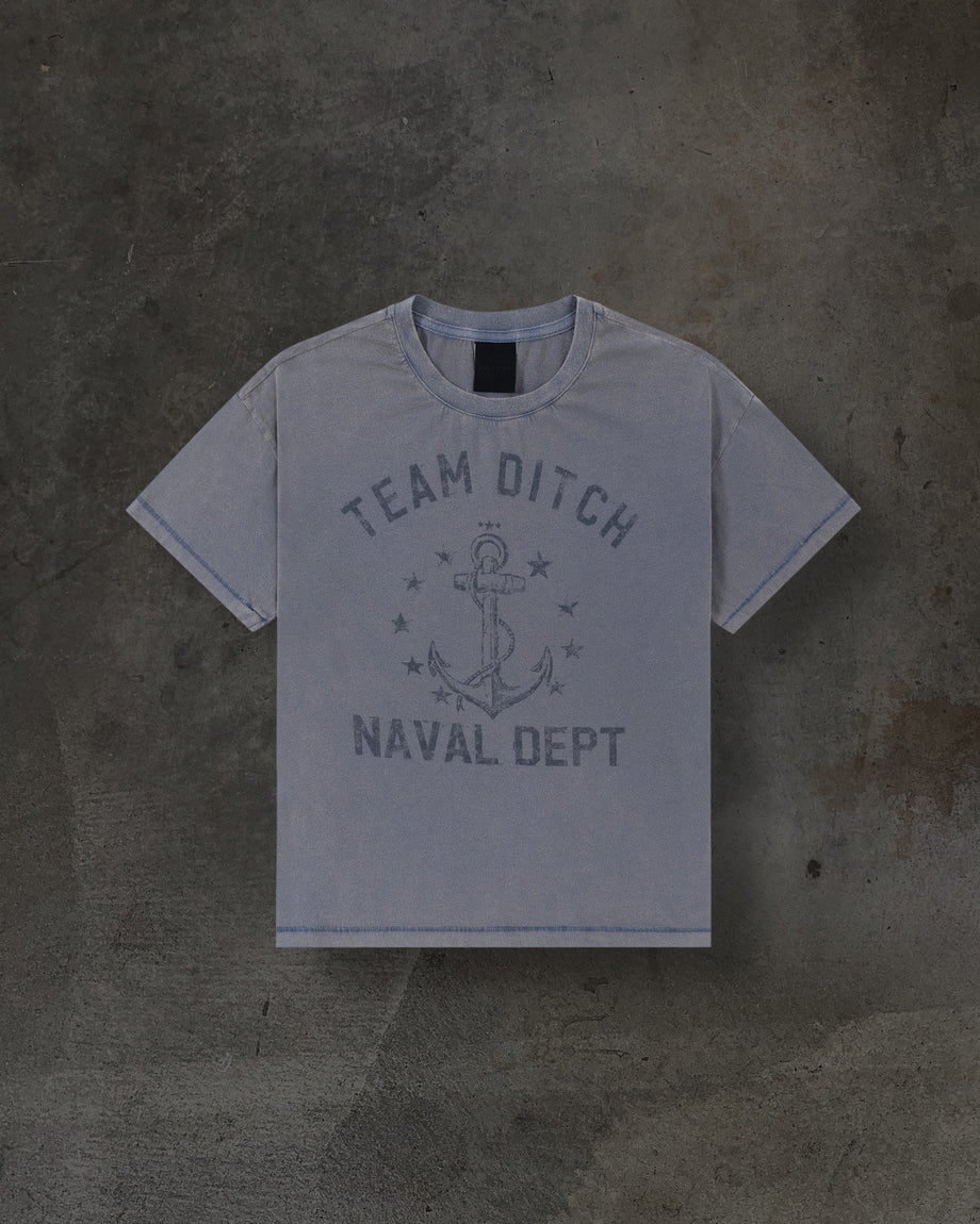 NAVAL TEE (RAIN/BLK)