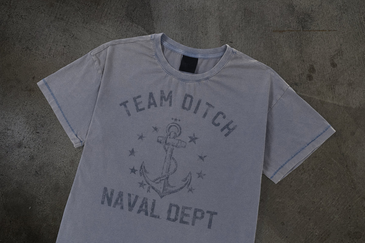 NAVAL TEE (RAIN/BLK)