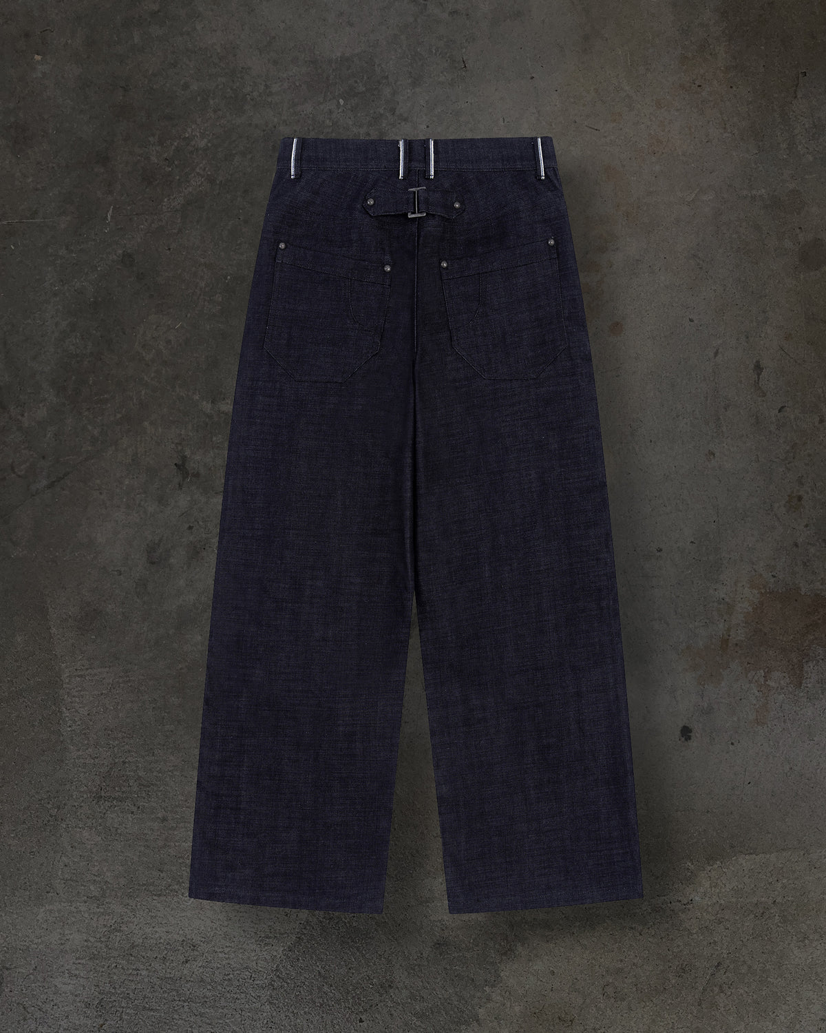 JAPANESE SELVEDGE SLUB DOUBLE KNEES (INDIGO)