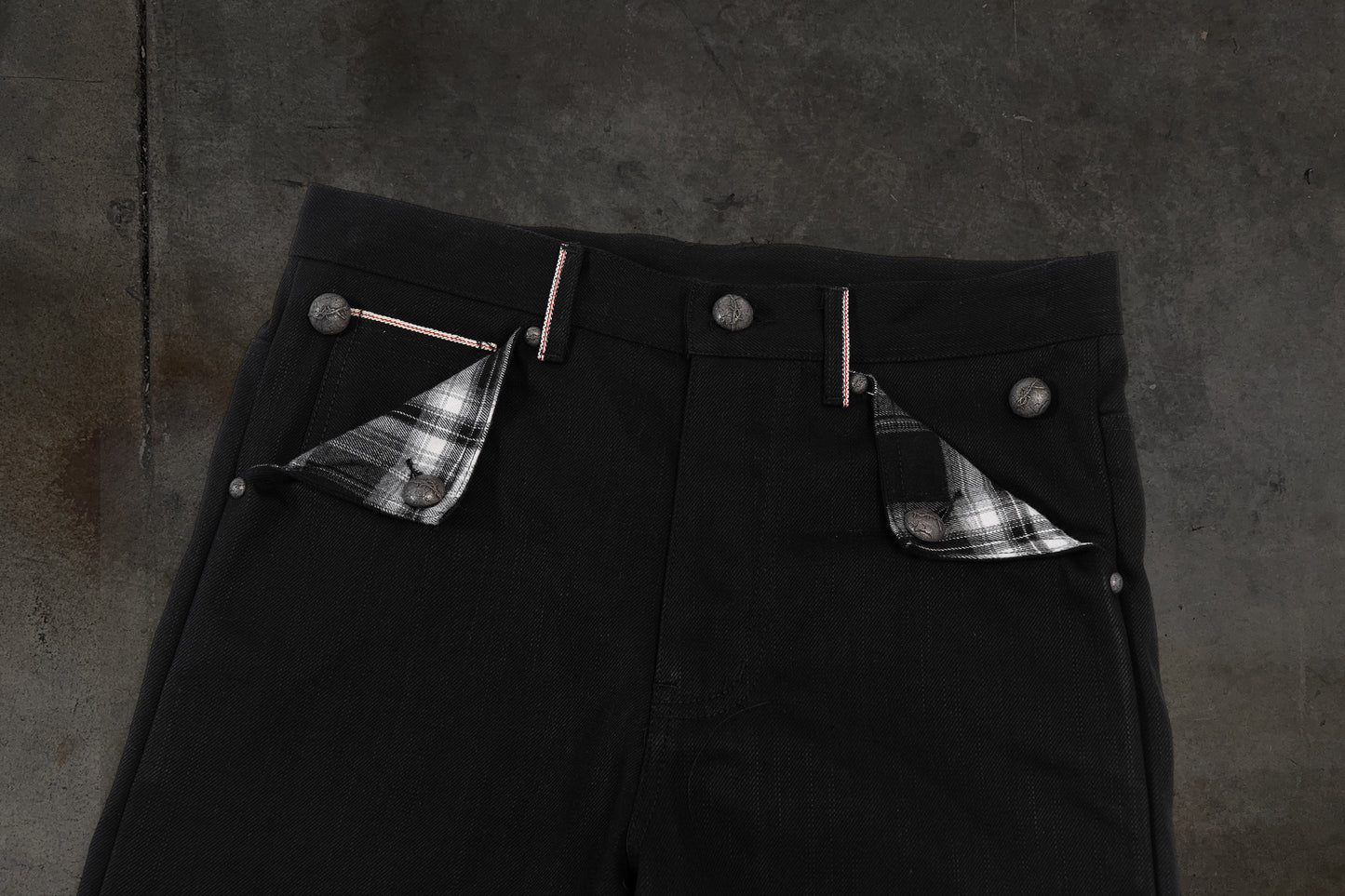 JAPANESE SELVEDGE SLUB DENIM (JET BLACK)