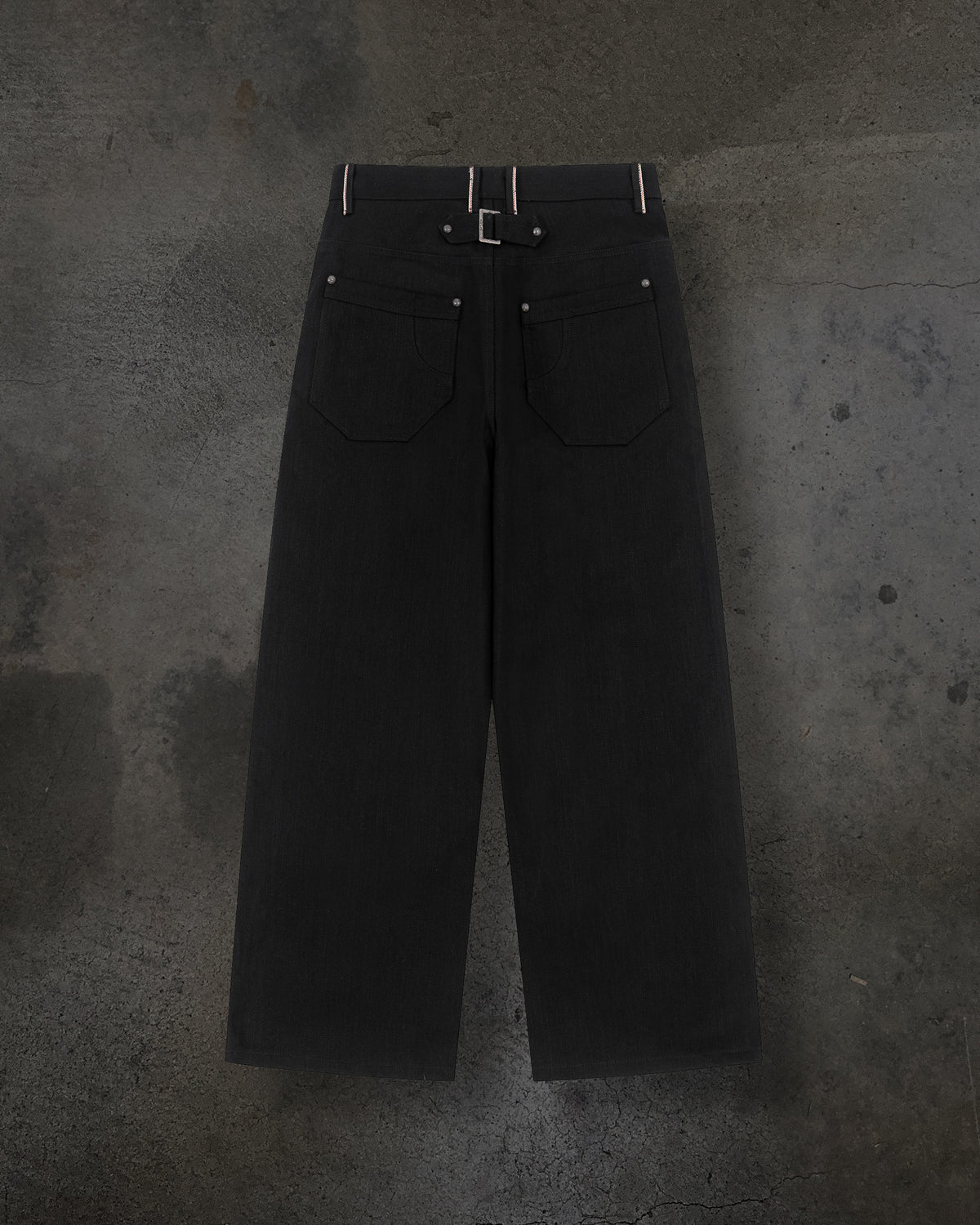 JAPANESE SELVEDGE SLUB DENIM (JET BLACK)