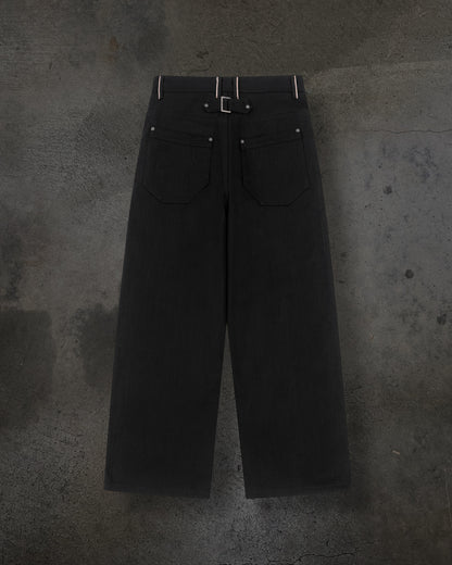 JAPANESE SELVEDGE SLUB DENIM (JET BLACK)
