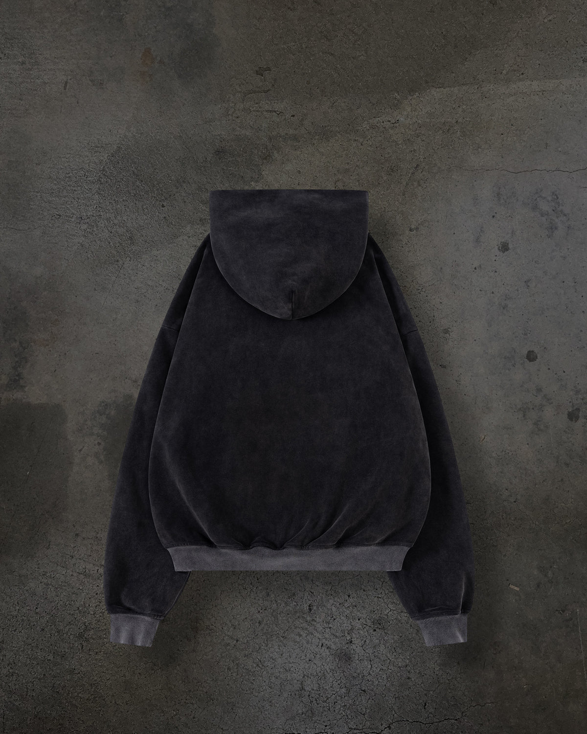 STITCHED LOGO PULLOVER (COAL)