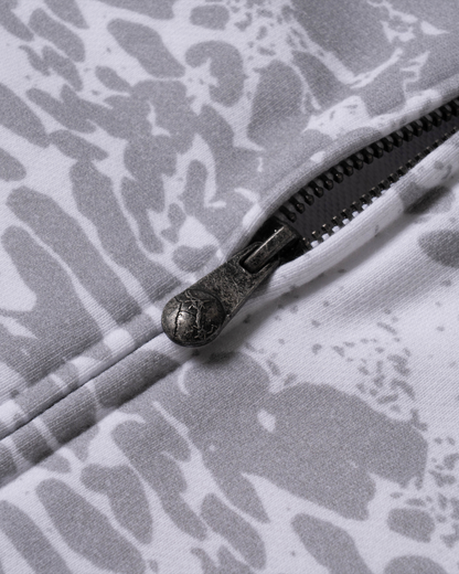 SNOW TRIBAL ZIPUP (WHITE)