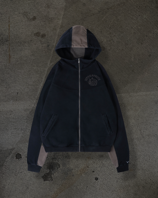 SPORT TRACK HOODIE (BLK/ASH)