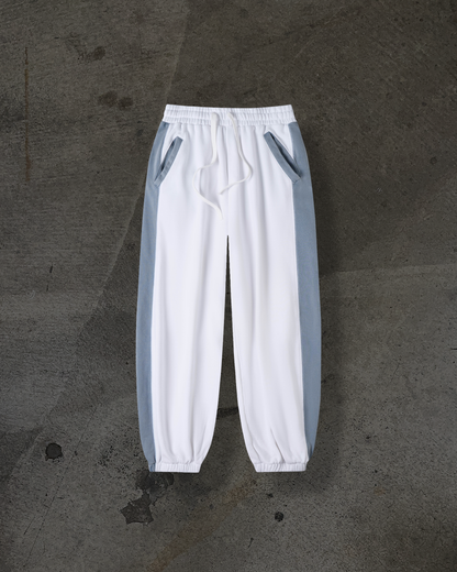 SPORT TRACK SWEATS (WHT/FLINT)
