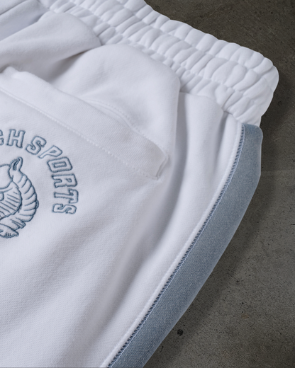 SPORT TRACK SWEATS (WHT/FLINT)