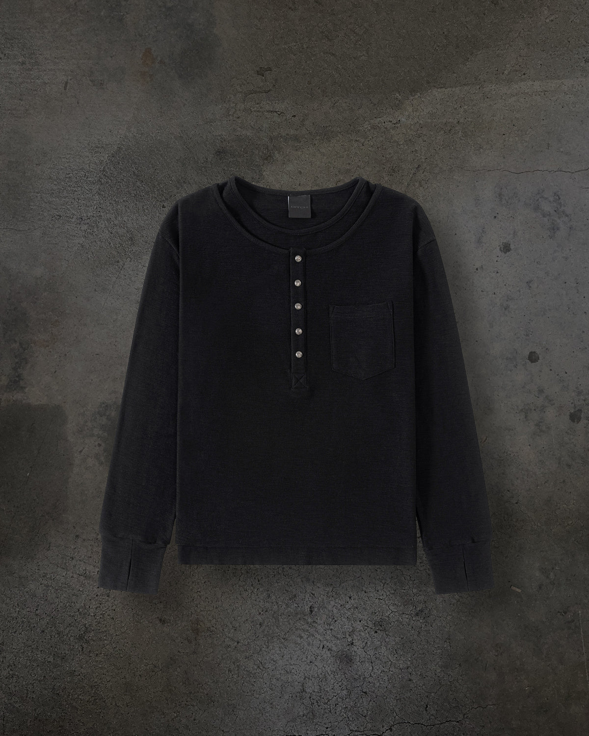 SLUB HENLEY (NOIR)