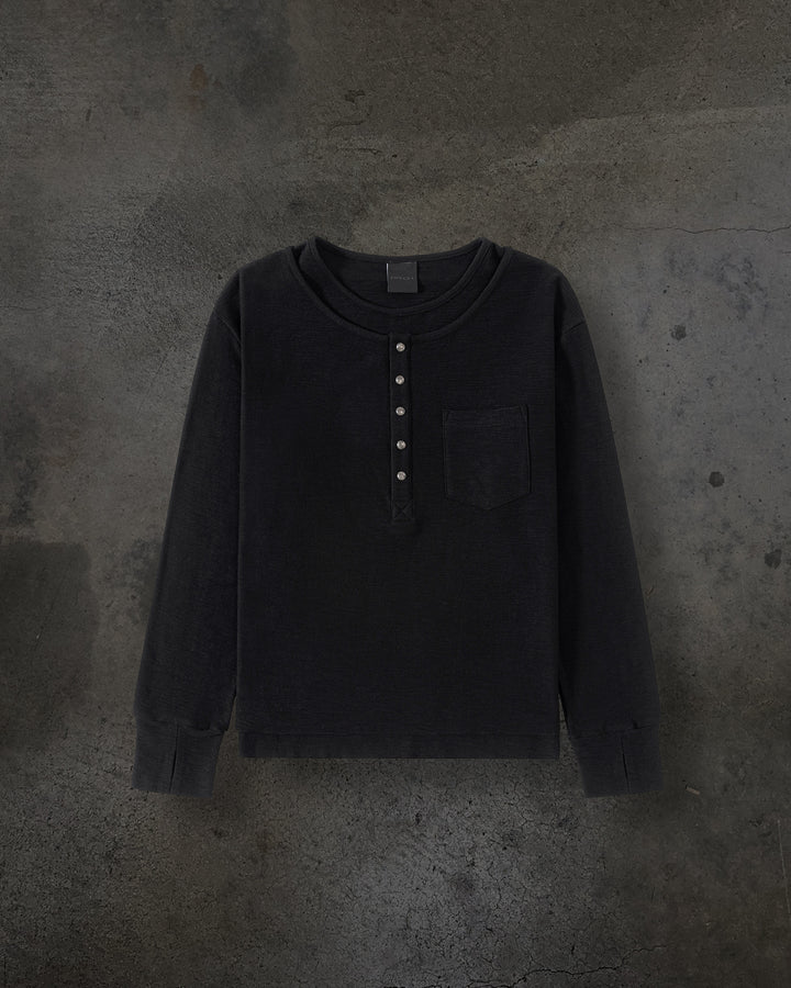 SLUB HENLEY (NOIR)