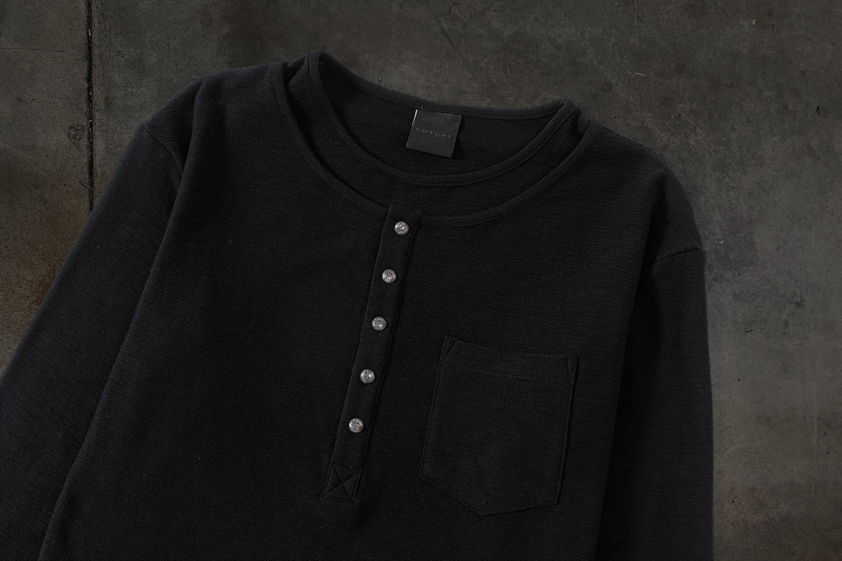 SLUB HENLEY (NOIR)