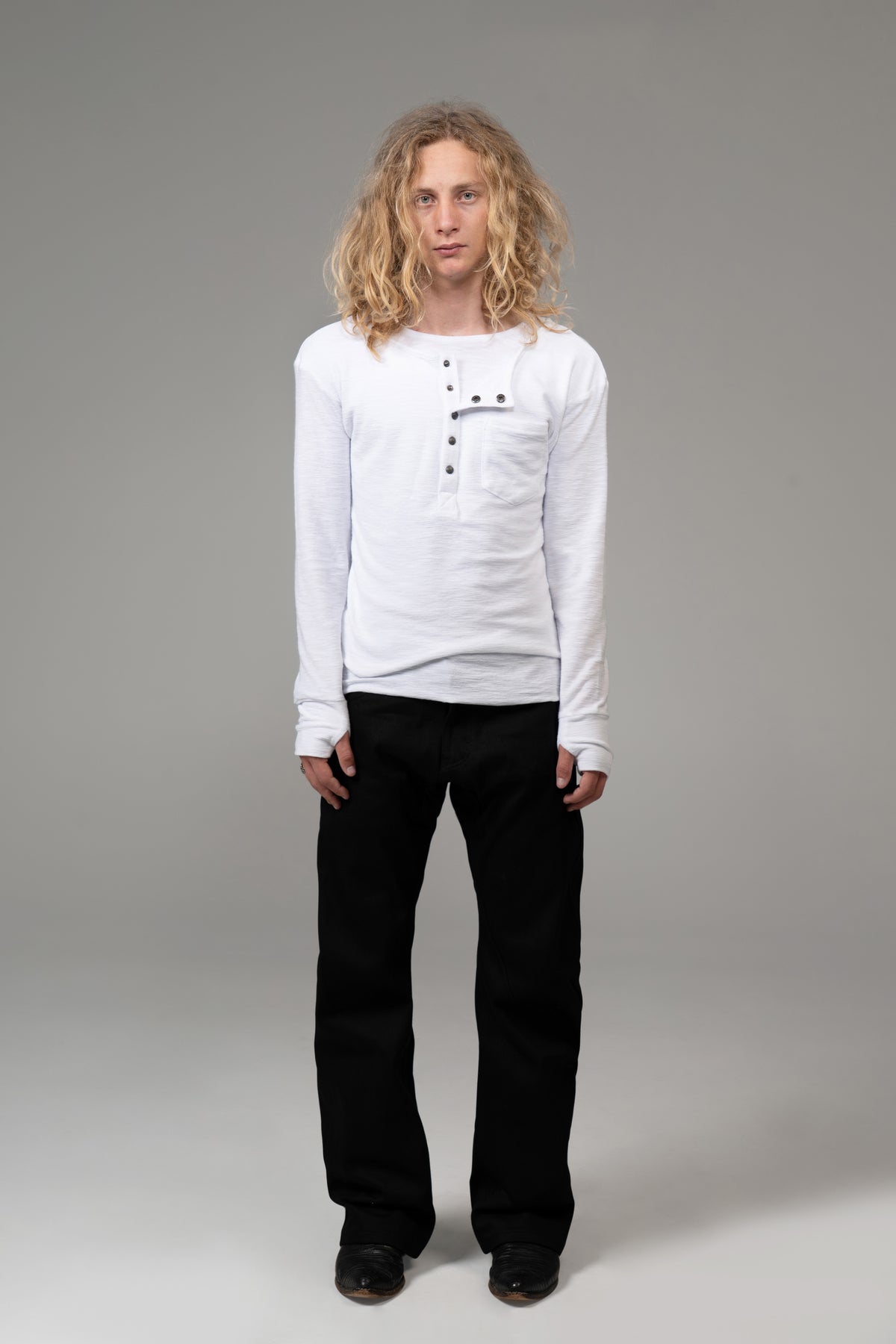 SLUB HENLEY (BONE)