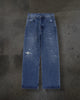 SLUB REPAIRED DENIM (LIGHT WASH)