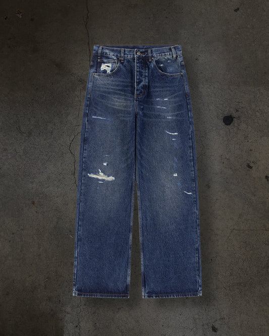 REPAIRED DENIM (DARK WASH)