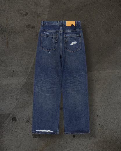 REPAIRED DENIM (DARK WASH)