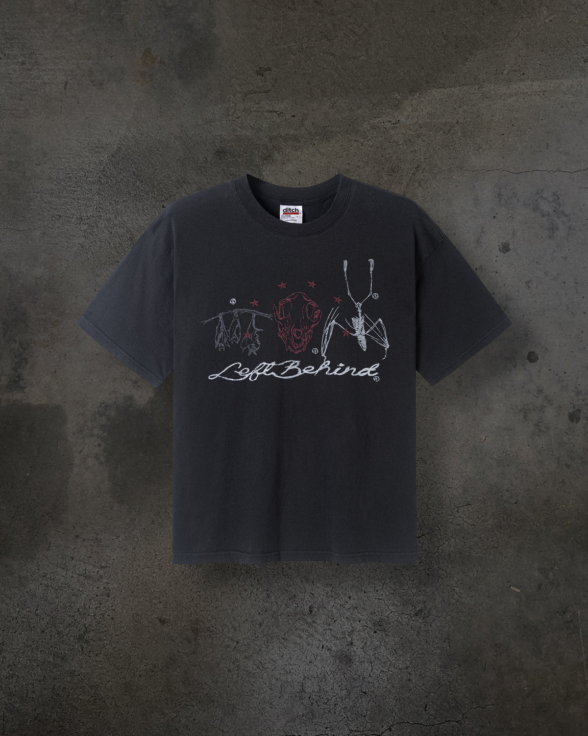 SKELETAL TEE (COAL)