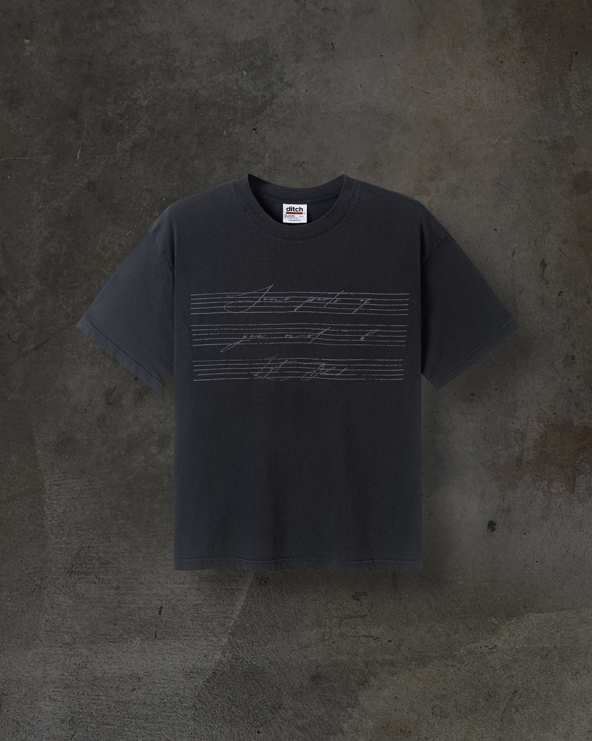 POEM TEE (COAL)