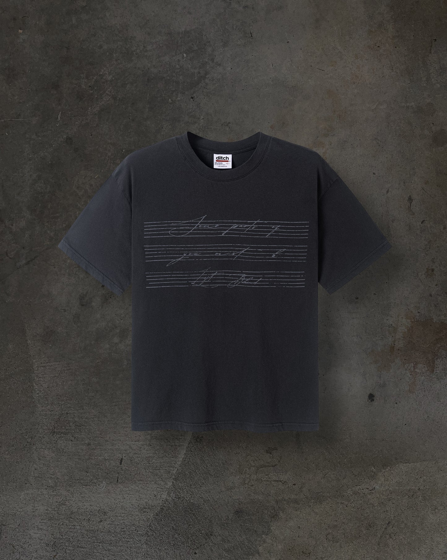 POEM TEE (COAL)