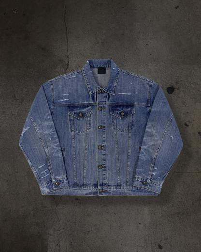 FADED DENIM JACKET (LIGHT WASH)