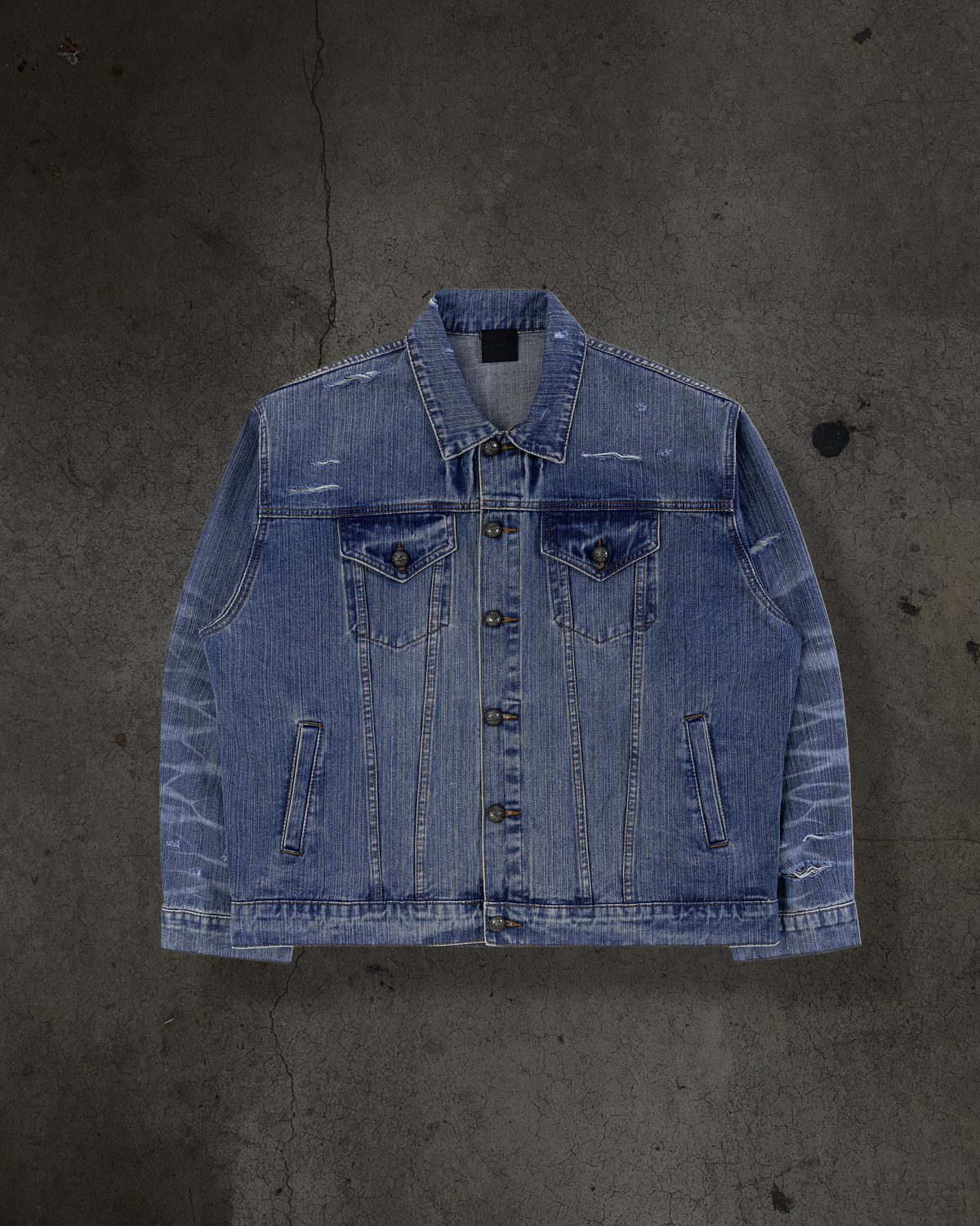 FADED DENIM JACKET (LIGHT WASH) – ditch