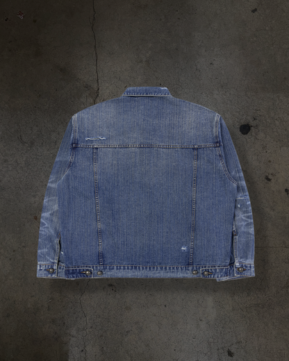 FADED DENIM JACKET (LIGHT WASH)