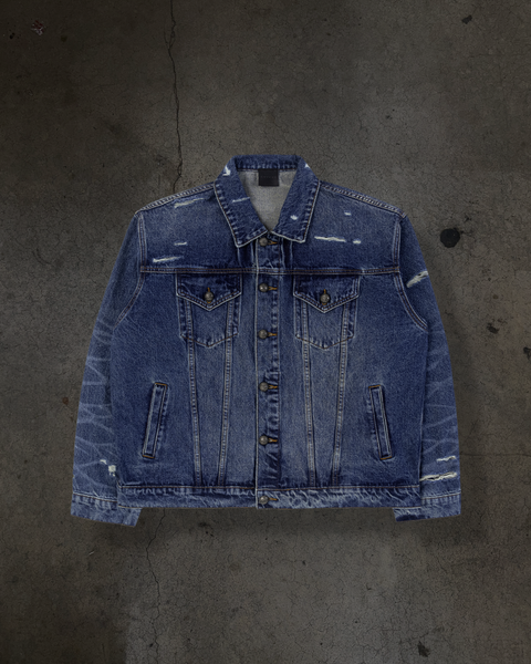 FADED DENIM JACKET (DARK WASH) – ditch