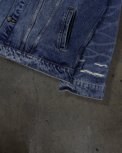 FADED DENIM JACKET (DARK WASH)
