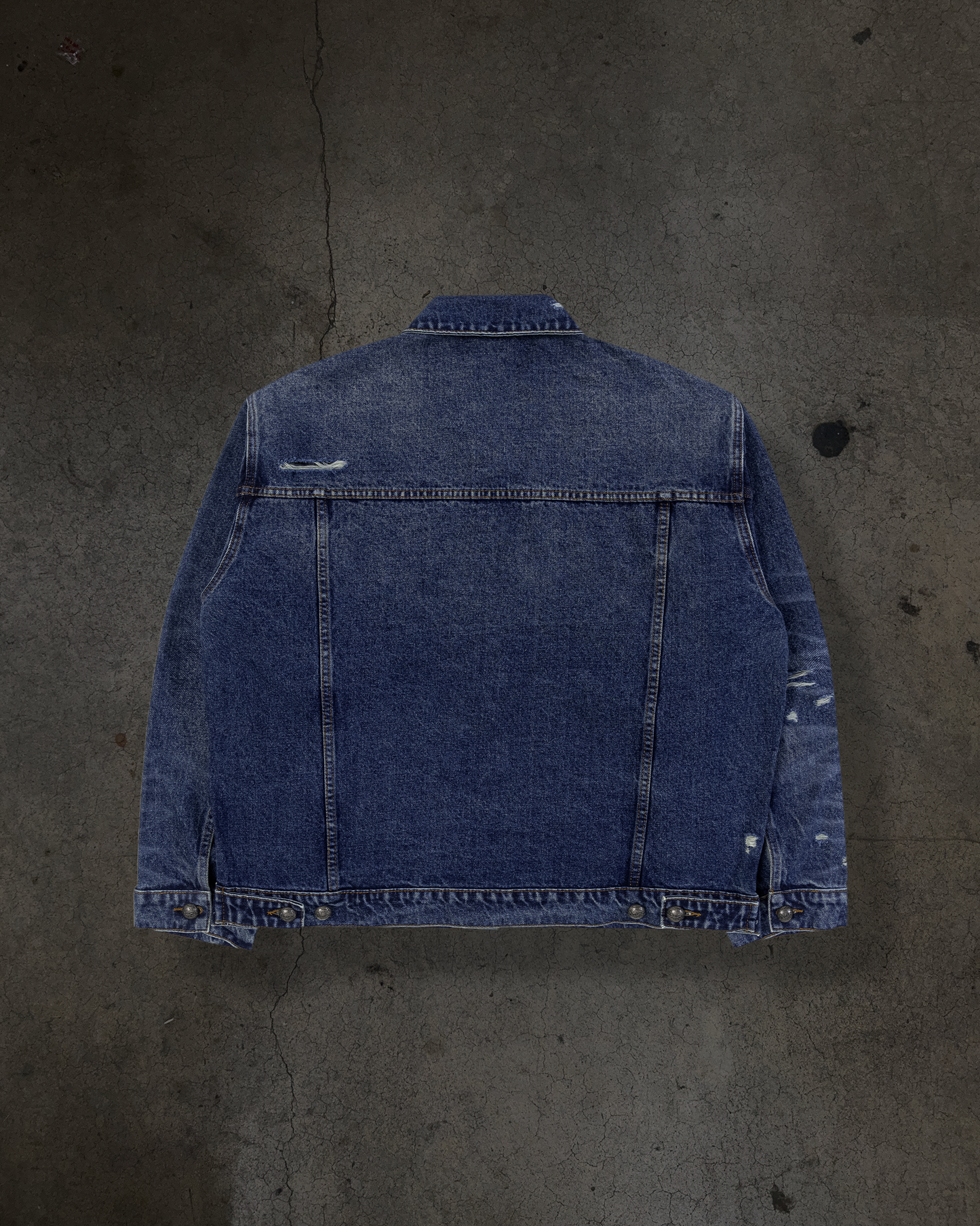 FADED DENIM JACKET (DARK WASH)