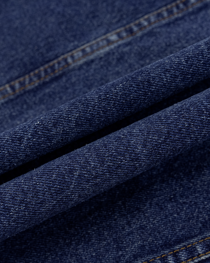 FADED DENIM JACKET (DARK WASH)